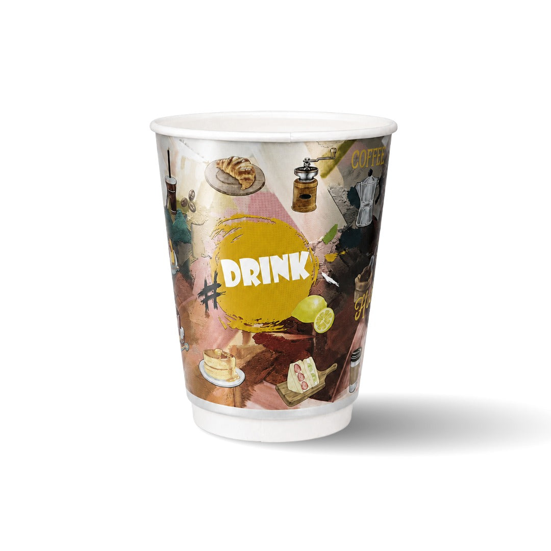 12oz OW 雙層霧銀杯 (500入)