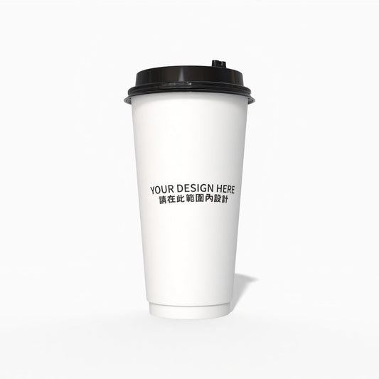 20oz 雙層杯+咖啡蓋