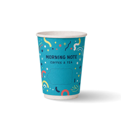12oz OW 雙層可撕式隔熱杯  (500入一箱) (起訂量2箱)