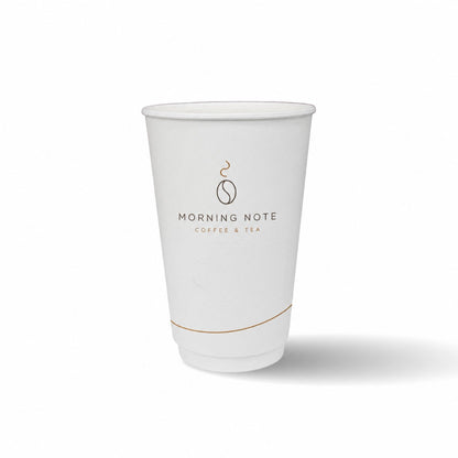 16oz OW 雙層可撕式隔熱杯  (500入一箱) (起訂量2箱)